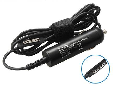Replace for 43W DC/In-Car Charger Microsoft Surface Pro Surface 2 Pro RT Tablet