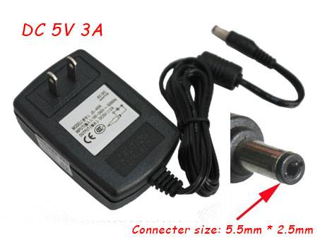 New 5V DC 3000mA 3A Switching Power Supply AC 

Adapter Charger 5.5mm x 2.5mm 2A