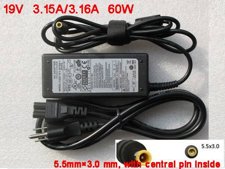 New 19V 3.16A Power Charger AC Adapter HP ADP-60NH