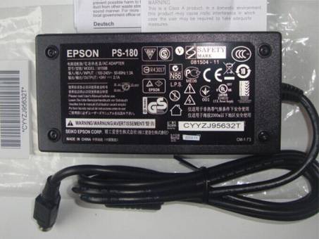 Replace for EPSON 24V 2.1A PS-180 TM-88  TM-T88  TM-T88II Charger 3-prong XLR